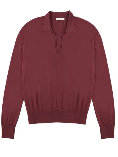 ZANONE POLO CON SCOLLO A V WIDE FIT IN FLEXWOOL