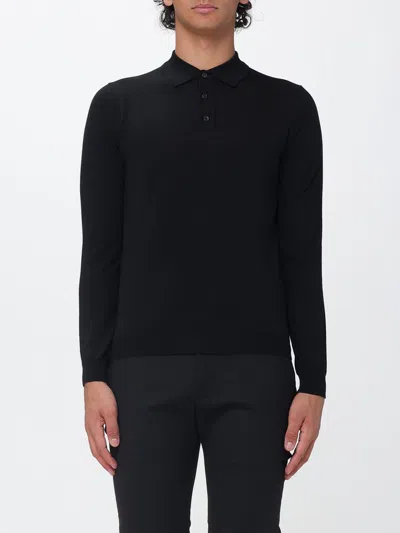 Zanone Polo Shirt Men Color Black