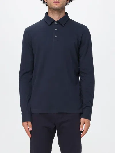 Zanone Polo Shirt Men Color Blue