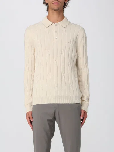 Zanone Polo Shirt  Men Color Beige In Neutral