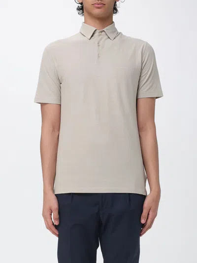 Zanone Polo Shirt Men  In Neutral