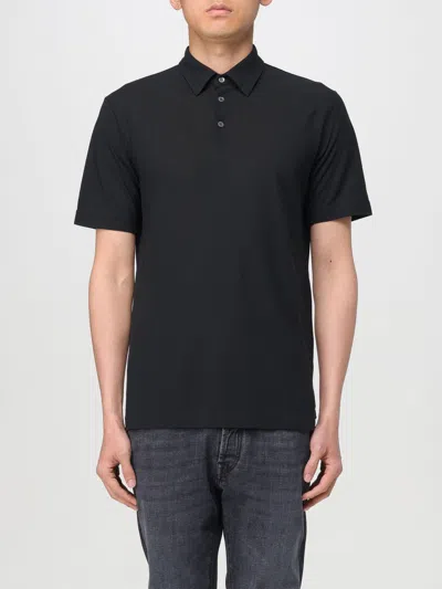 Zanone Polo Shirt  Men Color Black