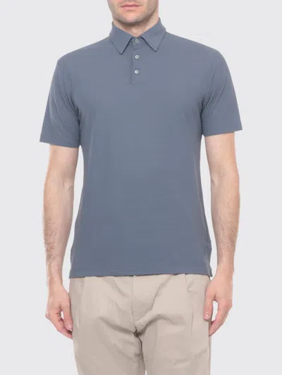 Zanone Polo Shirt Men  In Blue