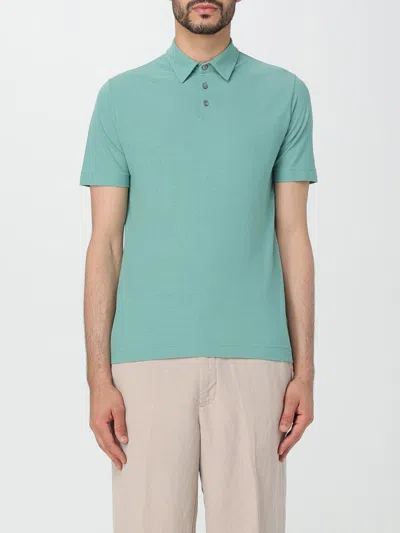 Zanone Polo Shirt  Men Color Green