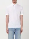 Zanone White Polo Shirt In White