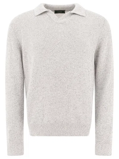 ZANONE POLO SHIRTS GREY