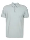 Zanone Polo Ss Ice Cotton In Cerulean