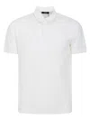 Zanone Short-sleeved Polo Shirt With Traditional Collar In Transparent