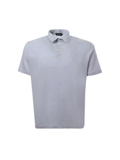 Zanone Polo  In Light Blue