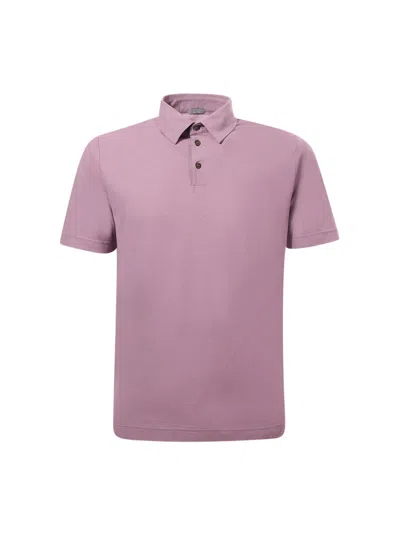 Zanone Polo Shirt  Men Color Lavander In Lavander
