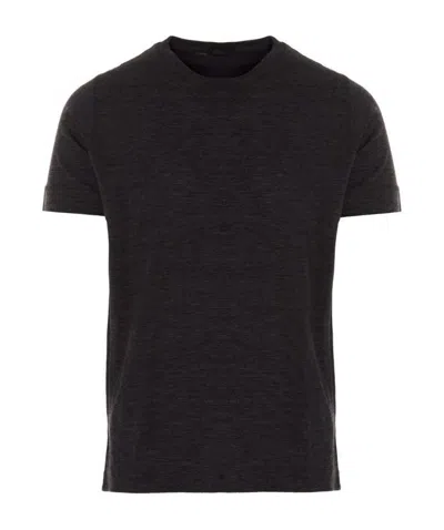Zanone Printed Leisure T-shirt In Black