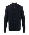 Zanone Regular-fit Cotton Shirt In Black