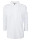 Zanone Relaxed Fit Cotton Shirt With Classic Collar In White