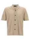 Zanone Linen Shirt In Neutral