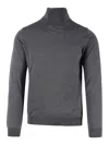 Zanone Lightweight Grey Flexwool Sweater In Gray