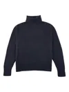 Zanone Roll-neck Sweater In Blue