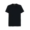 Zanone Crew Neck Short Sleeve Basic T-shirt In Blue