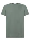 Zanone Sage Green Crepe T-shirt In Green