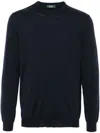 Zanone Long Sleeved Crewneck Knitted Jumper