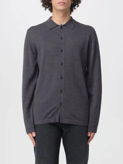 Zanone Shirt  Men Color Grey In Animal Print