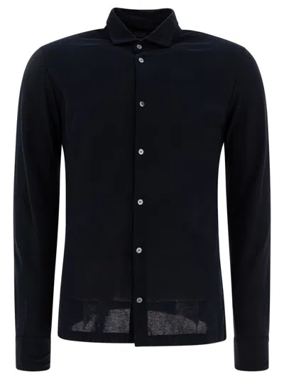 Zanone Shirts In Black