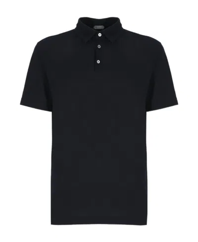 ZANONE ZANONE SHORT-SLEEVED STRAIGHT-HEM POLO SHIRT