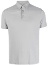 Zanone Polo A Maniche Corte In Grey