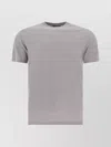 Zanone Grey T-shirt With Soft Cotton-elastane Blend In Gray