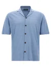 Zanone Short Sleeve Shirt In Blue