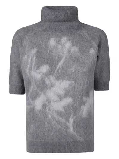 ZANONE SHORT-SLEEVE TURTLENECK SWEATER
