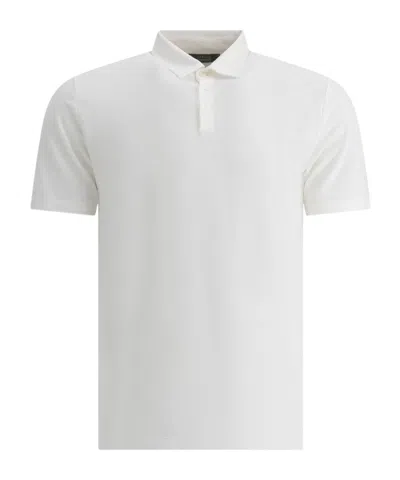 Zanone Classic Polo Shirt In White