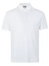 Zanone Short-sleeved Polo Shirt With Traditional Collar In Transparent