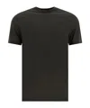 Zanone Crew Neck T-shirts Short Sleeves In Black