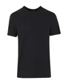 Zanone Short-sleeved T-shirt In Black