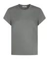 Zanone Grey Cotton T-shirt In Gray