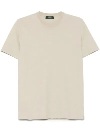 Zanone Short Sleeves Classic T-shirt Clothing In Multicolor