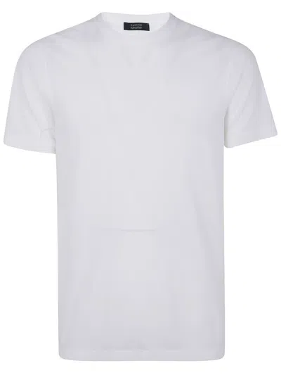 Zanone Short Sleeves Classic T-shirt Clothing In White