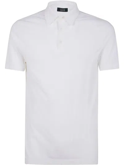 Zanone Short Sleeves Polo Shirt In White
