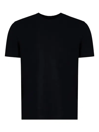 ZANONE SHORT SLEEVES T-SHIRT,815214.ZG380 Z0015 BLACK