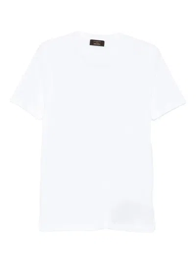 Zanone Short Sleeves T-shirt In White