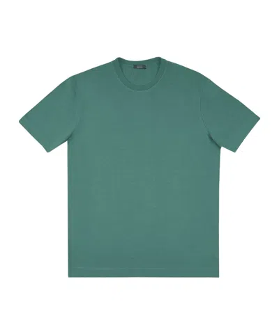 Zanone Slim-fit Icecotton T-shirt In Green