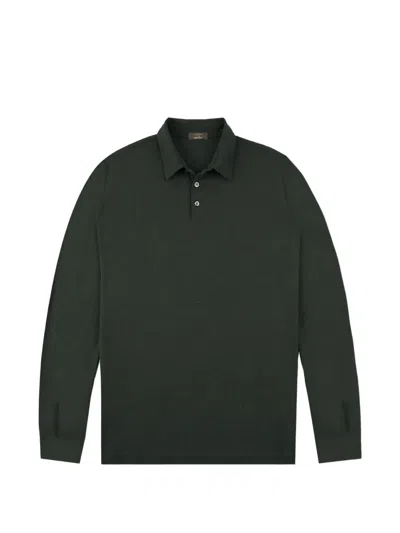 Zanone Slim-fit Polo Shirt In Green