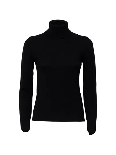 Zanone Slim-fit Roll-neck Sweater In Black