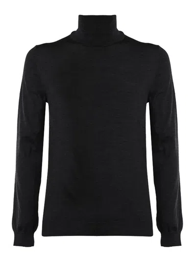Zanone Turtleneck Sweater In Grey