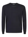 Zanone Knit V Neck Sweater In Azul