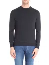 Zanone Dark Grey Virgin Wool Pullover In Gris