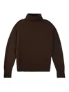 Zanone High-neck Sweater In Burgundy