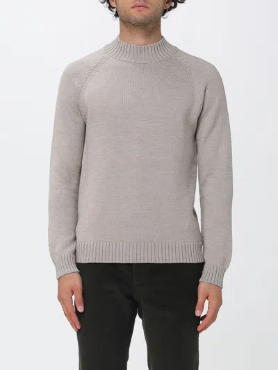 Zanone Raglan-sleeve High-neck Sweater In Yellow