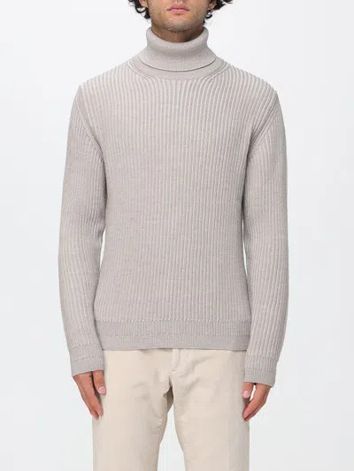 Zanone Sweater Men Color Beige In Neutral