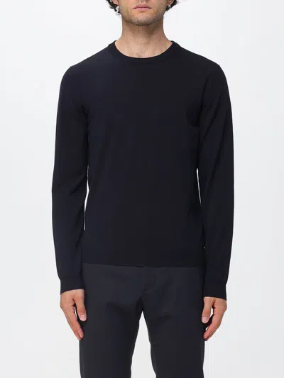 Zanone Sweater Men Color Blue In Black
